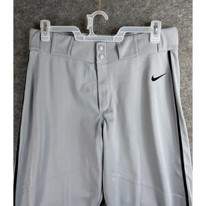 Nike Baseball Pants Men's XL Gray Vapor Select Piped Sweatpants